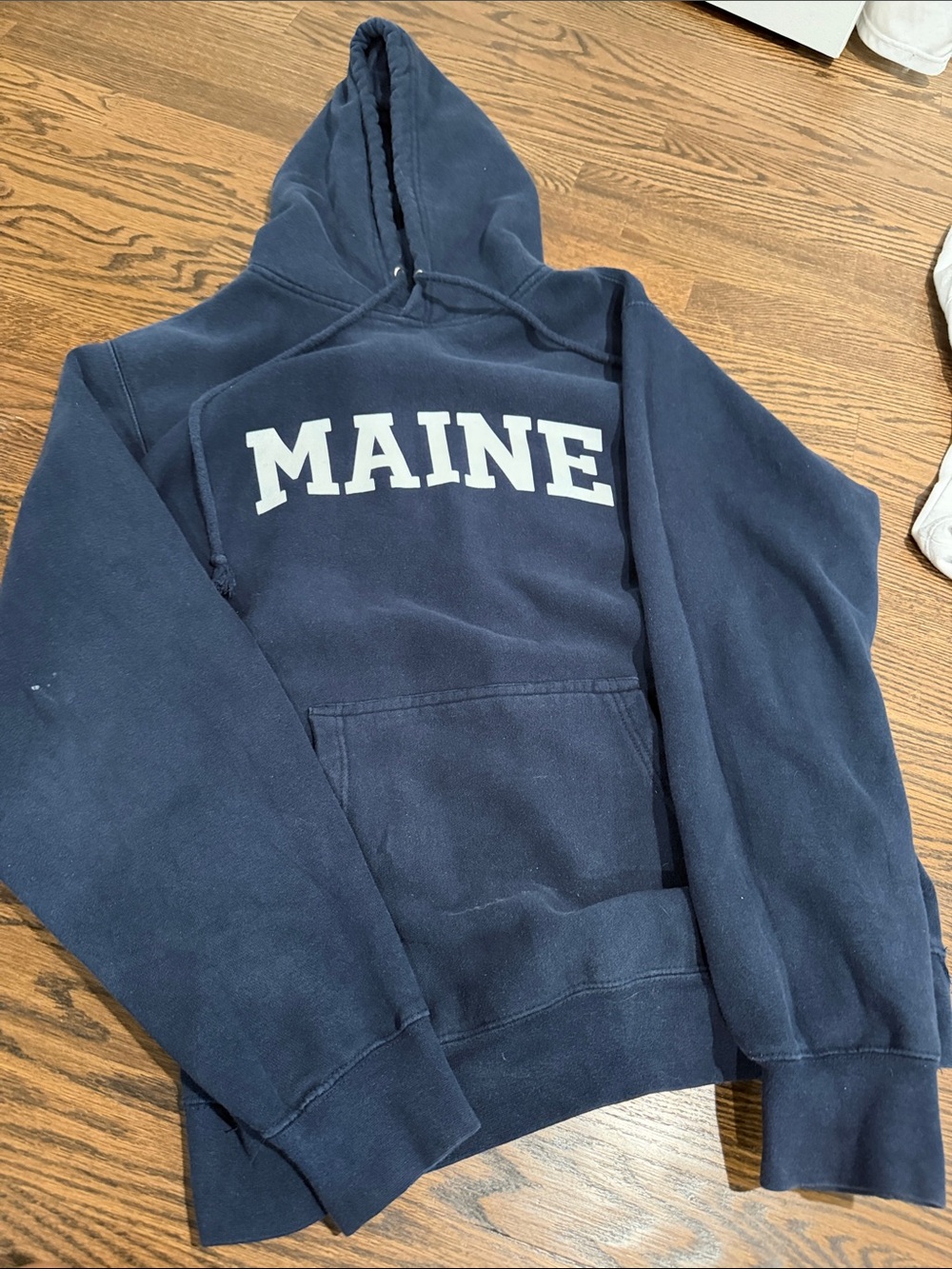 Maine Navy Hooded Sweatshirt